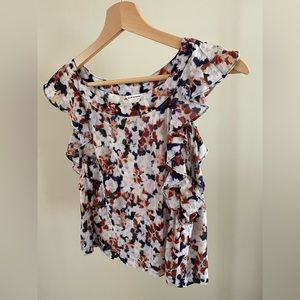 Club Monaco flutter sleeve blouse - Size L